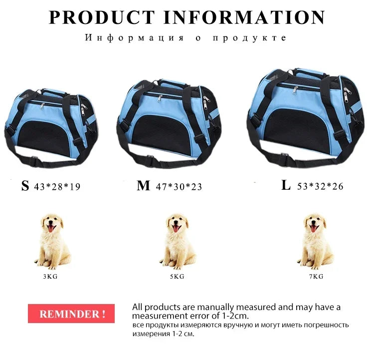 Portable Pet Carrier Bag